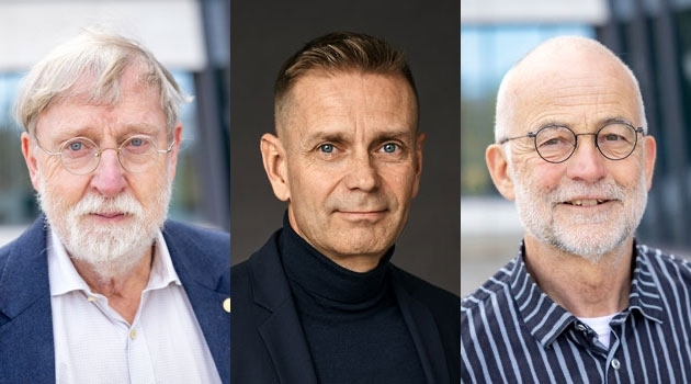 The trio behind Olink Proteomics: Ulf Landegren, Professor of Molecular Medicine, Jon Heimer, current CEO, and Björn Ekström, former CEO.