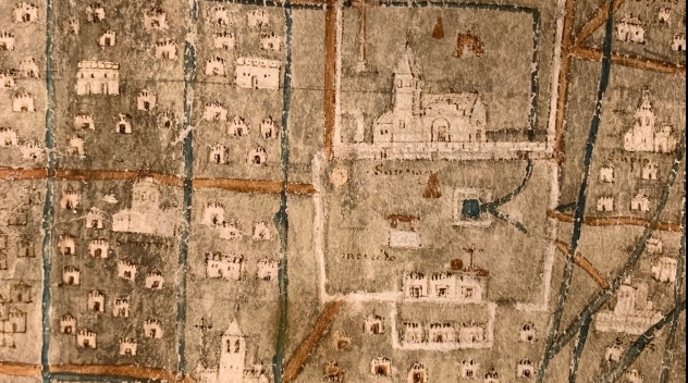 Detail from the map of Mexico